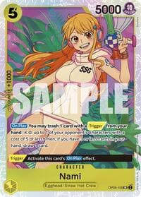 Nami - Two Legends - One Piece Card Game card