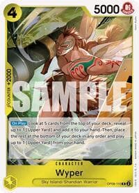 Wyper - Two Legends - One Piece Card Game card