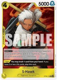S-Hawk - Two Legends - One Piece Card Game card