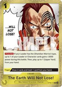 The Earth Will Not Lose! - Two Legends - One Piece Card Game card