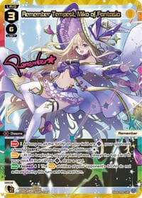 Remember Tempest, Miko of Fantasia (UR) - Concord Diva - WIXOSS card