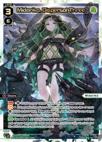 Midoriko, Dispersal Three (LR) - Concord Diva - WIXOSS card