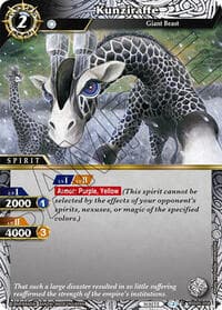 Kunziraffe - Strangers in the Sky - Battle Spirits Saga card