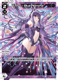 Myu - Blue Admiral - Concord Diva - WIXOSS card