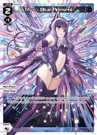Myu - Blue Admiral (Parallel Foil) - Concord Diva - WIXOSS card