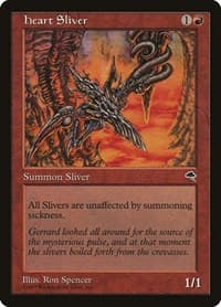 Heart Sliver - Tempest - Magic: The Gathering card