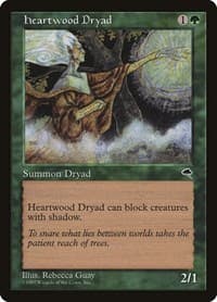 Heartwood Dryad - Tempest - Magic: The Gathering card