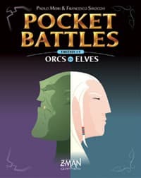 Pocket Battles: Orcs vs Elves Board Game - Z-Man Games - Boardgames card