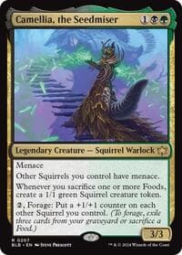 Camellia, the Seedmiser - Bloomburrow - Magic: The Gathering card