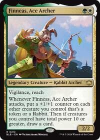 Finneas, Ace Archer - Bloomburrow - Magic: The Gathering card