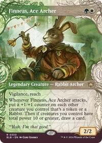 Finneas, Ace Archer (Showcase) - Bloomburrow - Magic: The Gathering card
