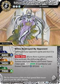 Silver Goddess Arianrhod - Strangers in the Sky - Battle Spirits Saga card