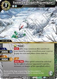 Tundra Forager Ptarmigan - Strangers in the Sky - Battle Spirits Saga card