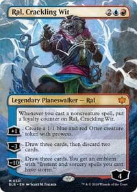 Ral, Crackling Wit (Borderless) - Bloomburrow - Magic: The Gathering card