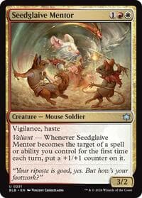 Seedglaive Mentor - Bloomburrow - Magic: The Gathering card