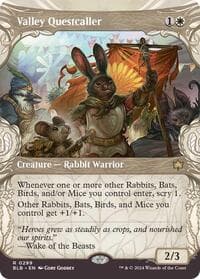 Valley Questcaller (Showcase) - Bloomburrow - Magic: The Gathering card