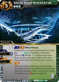 Sacred Wood Research Lab - Strangers in the Sky - Battle Spirits Saga card