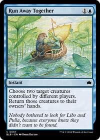 Run Away Together - Bloomburrow - Magic: The Gathering card