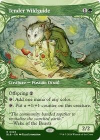 Tender Wildguide (Showcase) - Bloomburrow - Magic: The Gathering card