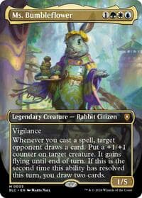Ms. Bumbleflower (Borderless) - Commander: Bloomburrow - Magic: The Gathering card