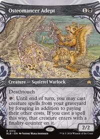 Osteomancer Adept (Showcase) - Bloomburrow - Magic: The Gathering card