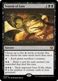 Season of Loss - Bloomburrow - Magic: The Gathering card