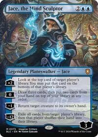 Jace, the Mind Sculptor (Borderless) - Commander: Bloomburrow - Magic: The Gathering card