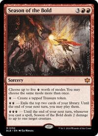 Season of the Bold - Bloomburrow - Magic: The Gathering card