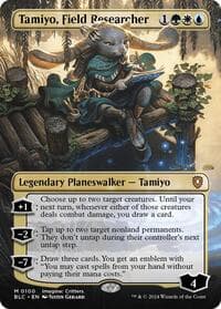 Tamiyo, Field Researcher (Borderless) - Commander: Bloomburrow - Magic: The Gathering card