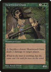 Heartwood Giant - Tempest - Magic: The Gathering card