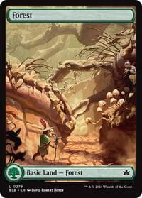 Forest (0279) - Bloomburrow - Magic: The Gathering card