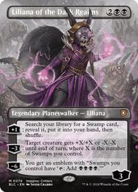 Liliana of the Dark Realms (Borderless) - Commander: Bloomburrow - Magic: The Gathering card