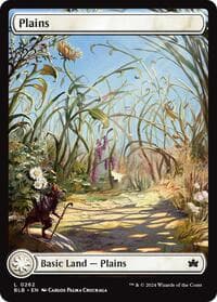 Plains (0262) - Bloomburrow - Magic: The Gathering card