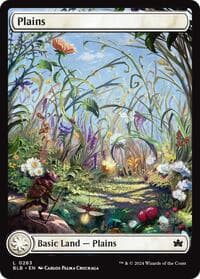 Plains (0263) - Bloomburrow - Magic: The Gathering card