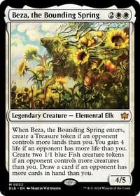 Beza, the Bounding Spring - Bloomburrow - Magic: The Gathering card