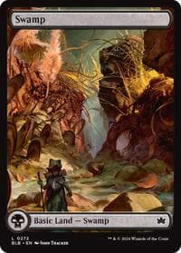 Swamp (0272) - Bloomburrow - Magic: The Gathering card