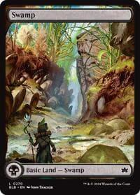 Swamp (0270) - Bloomburrow - Magic: The Gathering card