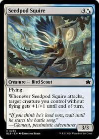 Seedpod Squire - Bloomburrow - Magic: The Gathering card