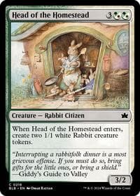 Head of the Homestead - Bloomburrow - Magic: The Gathering card