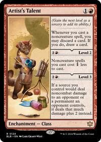 Artist's Talent - Bloomburrow - Magic: The Gathering card