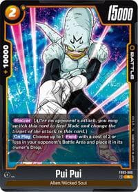 Pui Pui - Raging Roar - Dragon Ball Super: Fusion World card