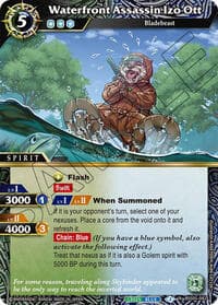 Waterfront Assassin Izo Ott - Strangers in the Sky - Battle Spirits Saga card