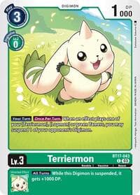 Terriermon - Secret Crisis - Digimon Card Game card