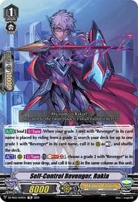 Self-Control Revenger, Rakia - DZ-PS02: Premium Deckset “Revenger” - Cardfight Vanguard card