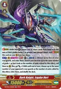 Dark Knight, Irgahn Vert - DZ-PS02: Premium Deckset “Revenger” - Cardfight Vanguard card