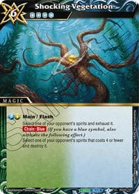 Shocking Vegetation - Strangers in the Sky - Battle Spirits Saga card