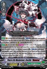 Thorn Lily Musketeer, Cecilia "Reverse" - DZ-PS03: Premium Deckset “Musketeer” - Cardfight Vanguard card