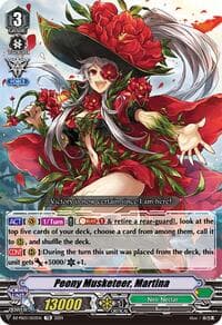 Peony Musketeer, Martina - DZ-PS03: Premium Deckset “Musketeer” - Cardfight Vanguard card