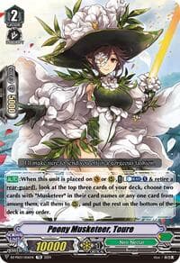 Peony Musketeer, Toure - DZ-PS03: Premium Deckset “Musketeer” - Cardfight Vanguard card