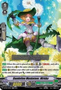 Dandelion Musketeer, Mirkka - DZ-PS03: Premium Deckset “Musketeer” - Cardfight Vanguard card